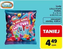 Carrefour Lody LOLLI POPS KORAL oferta