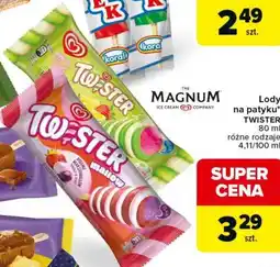 Carrefour Lody na patyku TWISTER oferta