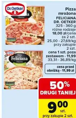 Carrefour Pizza mrożona Feliciana Dr. Oetker oferta