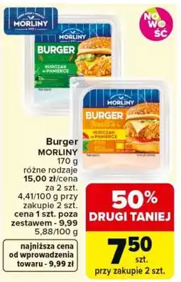 Carrefour Burger Morliny oferta