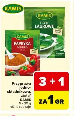 Carrefour Przyprawa jednoskładnikowa, zioła KAMIS oferta