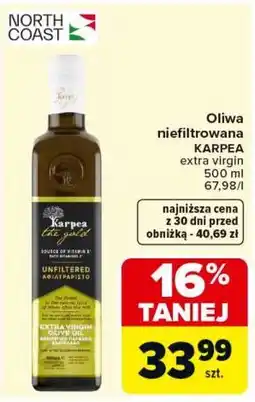 Carrefour Oliwa niefiltrowana Karpea oferta