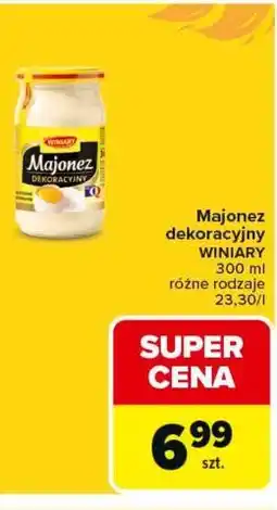 Carrefour Majonez dekoracyjny Winiary oferta
