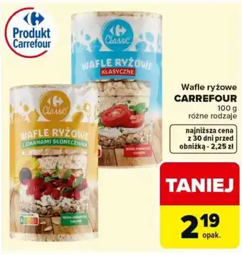 Carrefour Wafle ryżowe CARREFOUR oferta