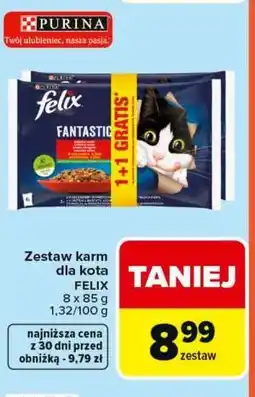 Carrefour Zestaw karm dla kota FELIX oferta