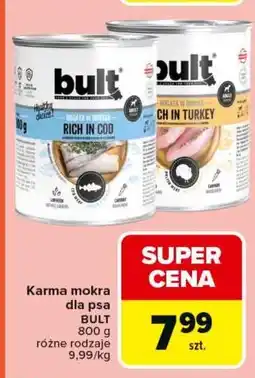 Carrefour Karma mokra dla psa BULT oferta