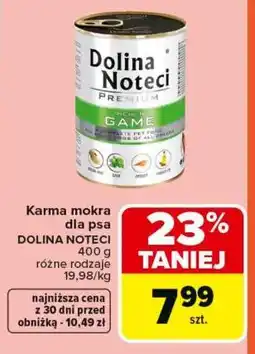 Carrefour Karma mokra dla psa DOLINA NOTECI oferta