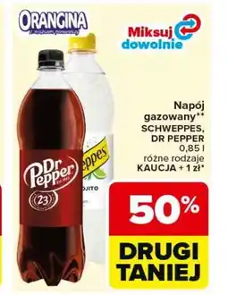 Carrefour Napój gazowany Schweppes, Dr Pepper oferta
