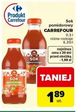 Carrefour Sok pomidorowy Carrefour oferta