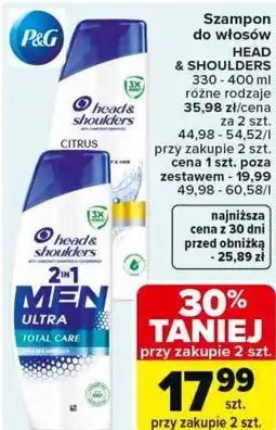 Carrefour Szampon do włosów HEAD & SHOULDERS oferta