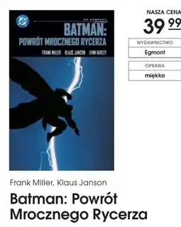 Świat Książki Egmont Batman: Powrót Mrocznego Rycerza oferta