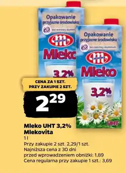 Netto Mleko UHT 3,2% Mlekovita oferta