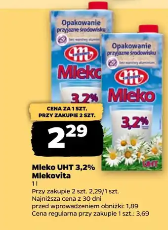 Mleko UHT 3,2% Mlekovita