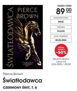 Świat Książki Pierce Brown Światłodawca oferta