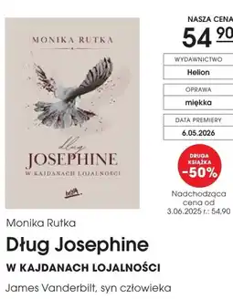 Świat Książki Monika Rutka Dług Josephine. W kajdanach lojalności oferta
