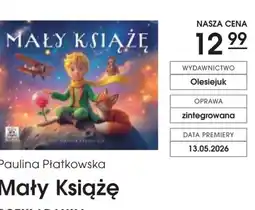 Świat Książki Paulina Płatkowska Mały Książę oferta