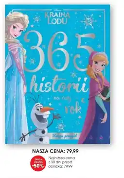 Świat Książki Disney Kraina Lodu 365 historii na cały rok Księga przygód oferta