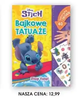 Świat Książki Disney Stich Bajkowe Tatuaże Złap falę! oferta