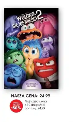 Świat Książki Disney Pixar W głowie się nie mieści 2 Biblioteczka Przygody oferta