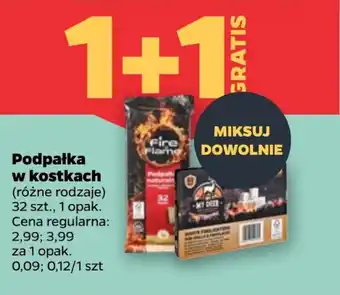 Podpałka w kostkach techliner