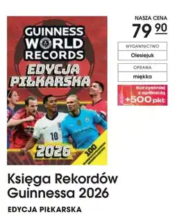 Świat Książki Olesiejuk Księga Rekordów Guinnessa 2026 Edycja piłkarska oferta