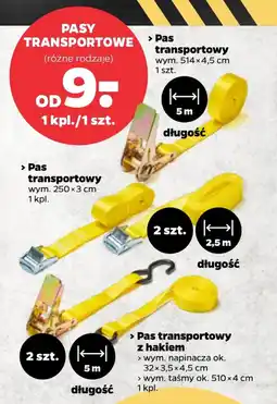 Netto Pasy transportowe techliner oferta