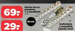Netto Zestaw kluczy nasadowy 1/2 z nasadkami techliner oferta