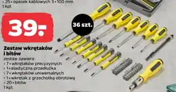Netto Zestaw wkrętaków i bitów techliner oferta