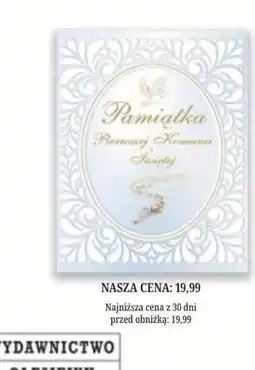 Świat Książki Wydawnictwo Olesiejuk Pamiątka Pierwszej Komunii Świętej oferta