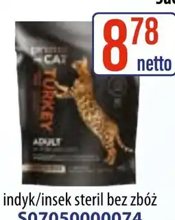 AT Prima Cat Sucha karma indyk/insek steril bez zbóż oferta