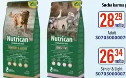 AT Nutrican Sucha karma premium Senior & Light oferta