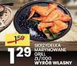 Wafelek Wyrób Własny Skrzydełka marynowane grill oferta