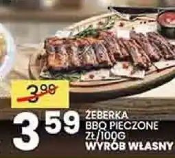 Wafelek Wyrób Własny Żeberka bbq pieczone oferta