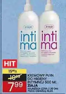 Wafelek Ziaja Kremowy płyn do higieny intymnej oferta