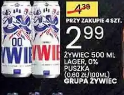Wafelek Żywiec Lager 0% oferta