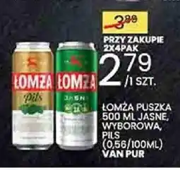 Wafelek Łomża Puszka Jasne Wyborowa Pils oferta