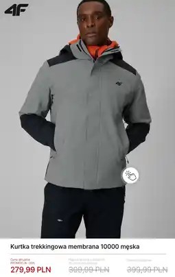 4F 4F Kurtka trekkingowa membrana 10000 męska oferta