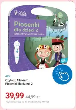 Smyk Książka interaktywna Albi Czytaj z Albikiem Piosenki dla dzieci 2 oferta