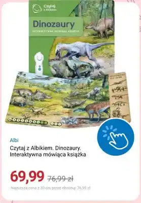 Książka interaktywna mówiąca Czytaj z Albikiem Dinozaury Albi