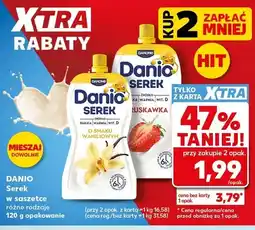 Kaufland Serek w saszetce Danio o smaku waniliowym oferta