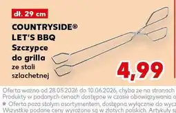 Kaufland Szczypce do grilla COUNTRYSIDE LET'S BBQ ze stali szlachetnej dł. 29cm oferta