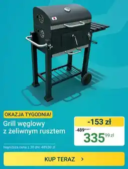 ERLI Grill węglowy z żeliwnym rusztem oferta