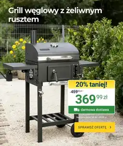 ERLI Grill węglowy z żeliwnym rusztem BERDSEN oferta