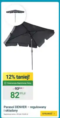 ERLI Parasol DENVER regulowany i składany oferta