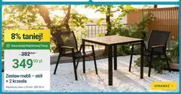 ERLI Zestaw mebli stół + 2 krzesła oferta