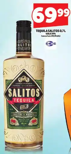 Topaz Salitos Tequila Gold oferta