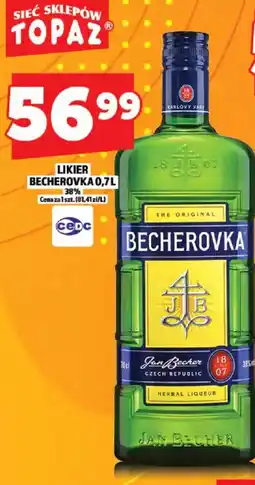 Topaz Becherovka Likier oferta