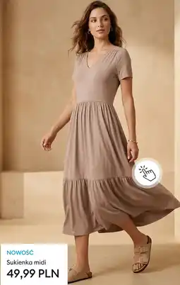 Sinsay Sukienka midi oferta