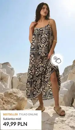 Sinsay Sukienka midi oferta