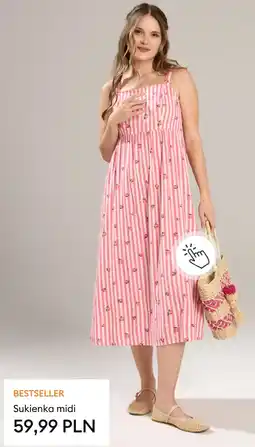 Sinsay Sukienka midi oferta